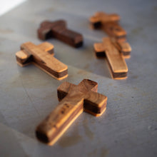Load image into Gallery viewer, Handmade Wooden Pocket Cross