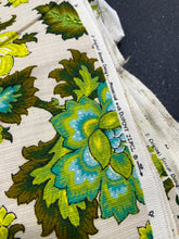 Load image into Gallery viewer, 70s Floral Vintage Upholstery Fabric