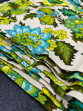Load image into Gallery viewer, 70s Floral Vintage Upholstery Fabric