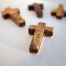 Load image into Gallery viewer, Handmade Wooden Pocket Cross
