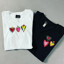 Load image into Gallery viewer, Happy Heart Tee - White Crew Neck