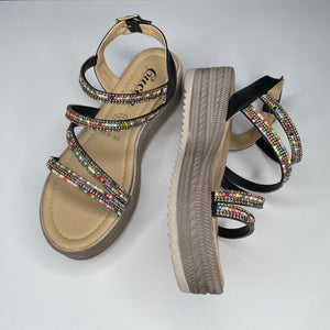 Sparkle Sandal Black