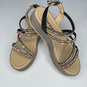 Sparkle Sandal Black