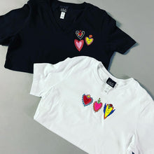 Load image into Gallery viewer, Happy Heart Tee - White Crew Neck