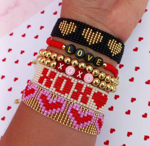 Heart of Gold Stackable Bracelet