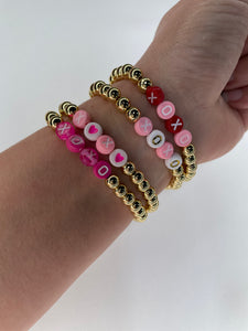 Hug and Kisses Stretch Bracelet